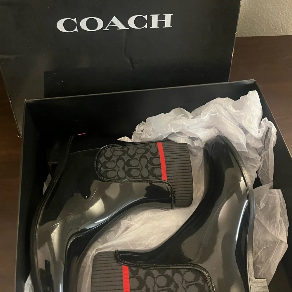 Coach rain boots - Picture 3 of 4